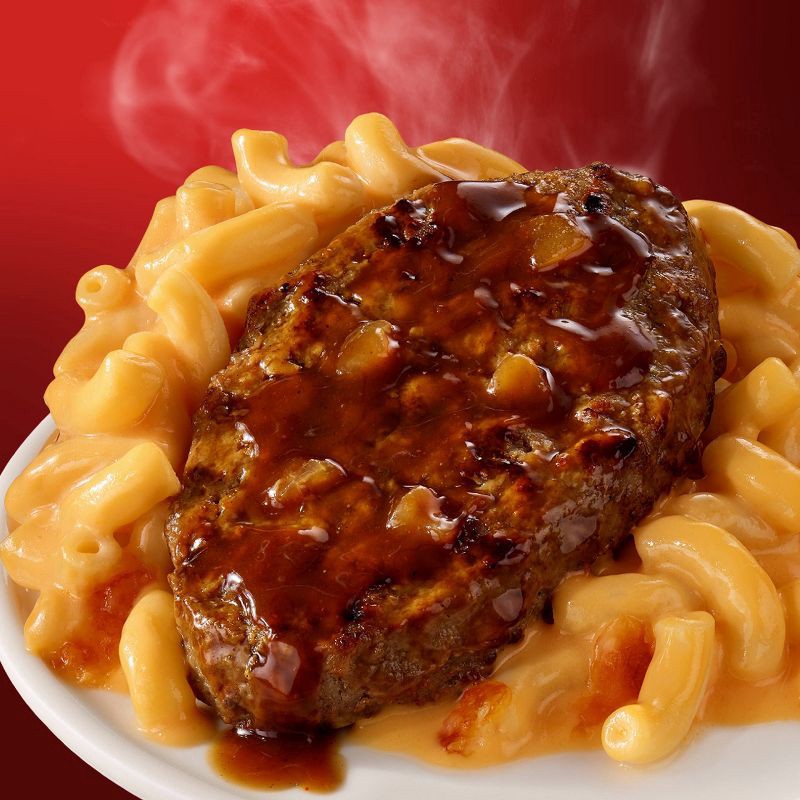 slide 2 of 8, Stouffer's Salisbury Steak with Mac and Cheese Dinner Frozen Meal - 9.625oz, 9.625 oz