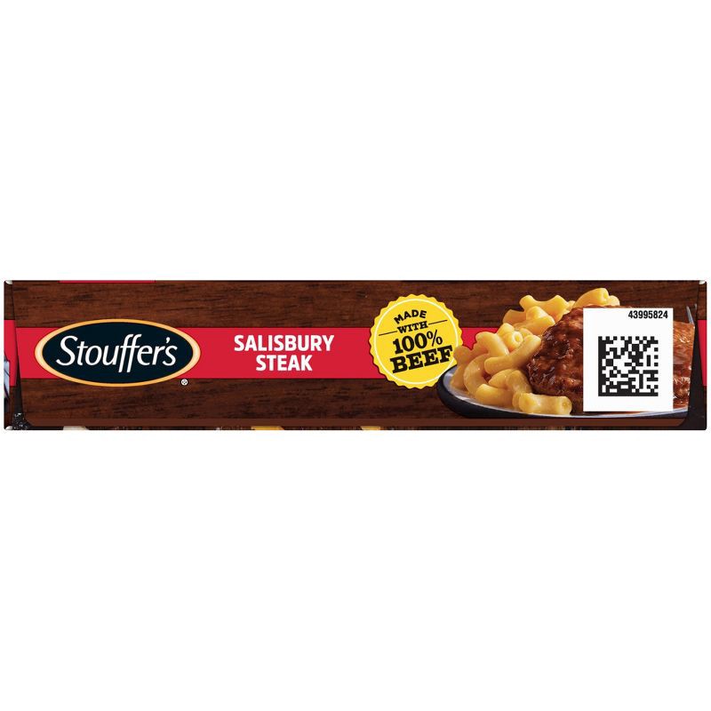 slide 3 of 9, Stouffer's Salisbury Steak with Mac and Cheese Frozen Meal - 9.625oz, 9.625 oz