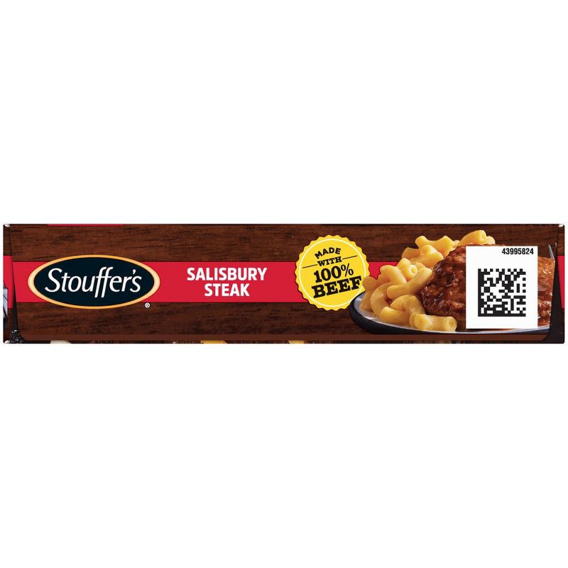 slide 3 of 9, Stouffer's Frozen Homestyle Classics Frozen Salisbury Steak with Macaroni and Cheese - 9.625oz, 9.625 oz