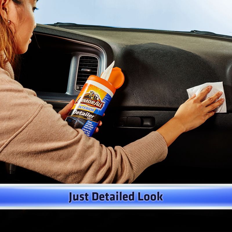 slide 3 of 7, Armor All 25ct Interior Detailer Wipes Automotive Wash, 25 ct