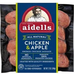 Aidells Chicken & Apple Smoked Chicken Sausage - 12oz/4ct