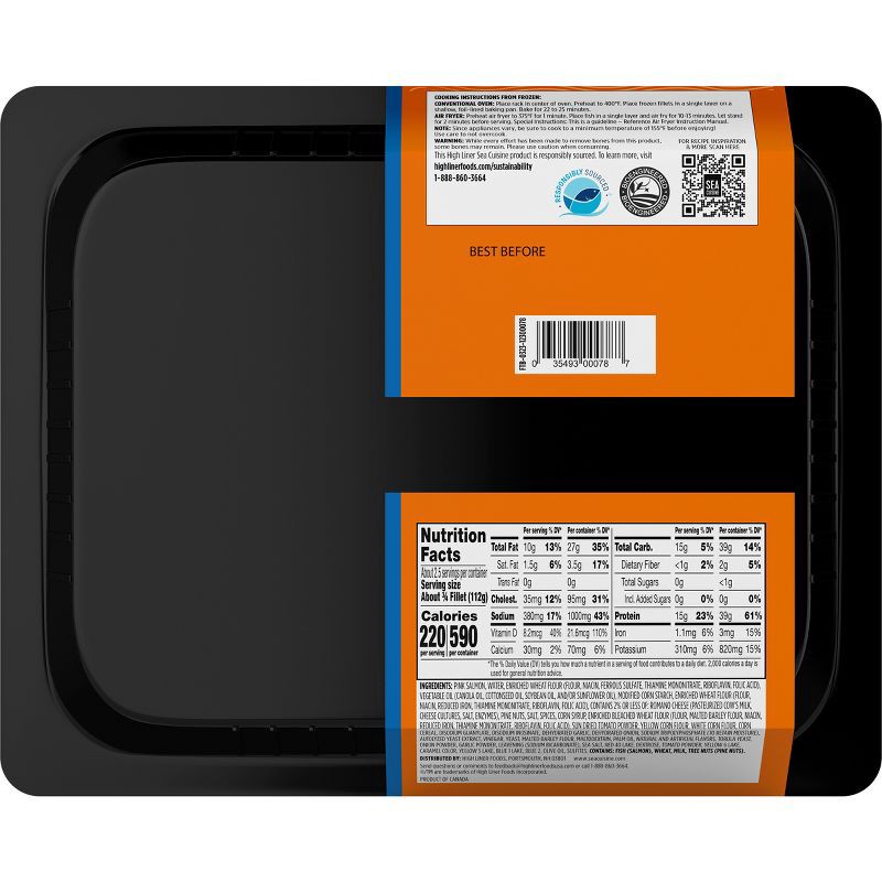 slide 5 of 5, Sea Cuisine Mediterranean Salmon - Frozen - 10.5oz, 10.5 oz