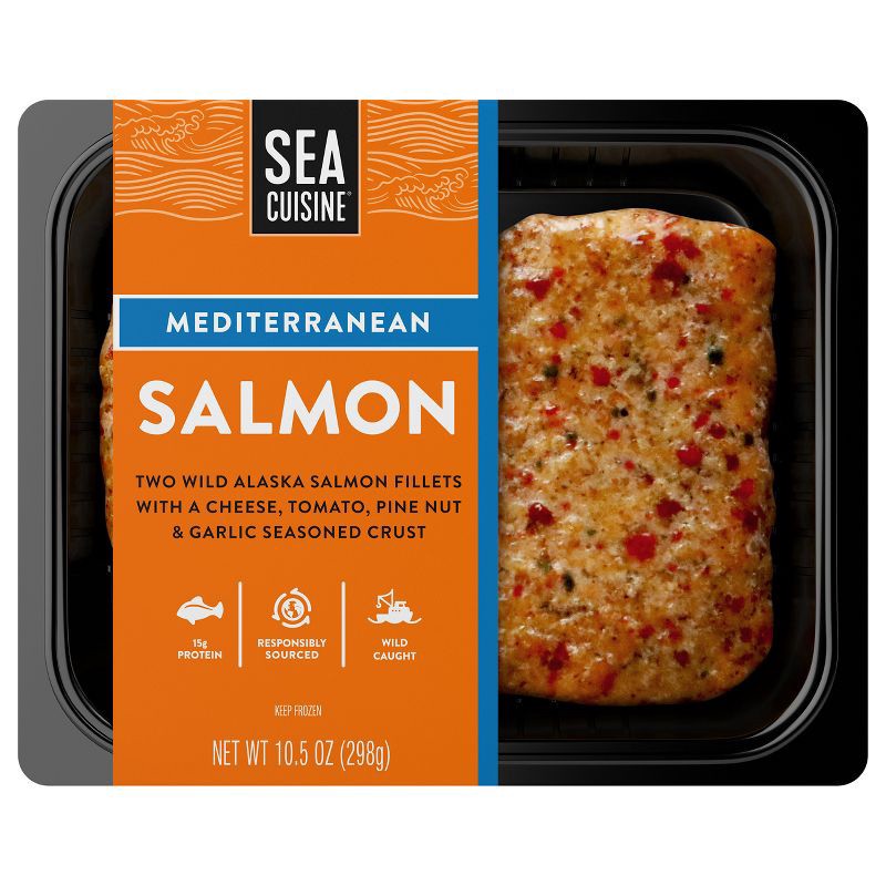 slide 1 of 5, Sea Cuisine Mediterranean Salmon - Frozen - 10.5oz, 10.5 oz
