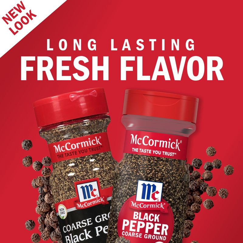 slide 2 of 22, McCormick Coarse Ground Black Pepper - 3.12 oz, 3.12 oz