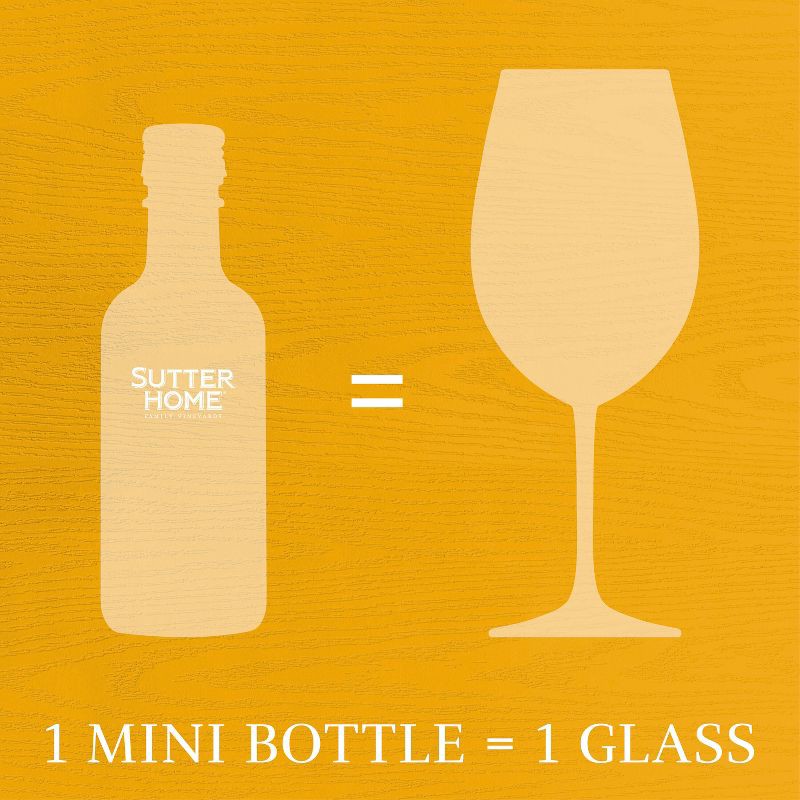 slide 7 of 7, Sutter Home Chardonnay White Wine - 4pk/187ml Bottles, 4 ct; 187 ml