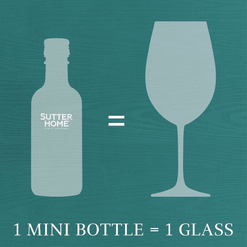 slide 7 of 7, Sutter Home Pinot Grigio White Wine - 4pk/187ml Bottles, 4 ct; 187 ml