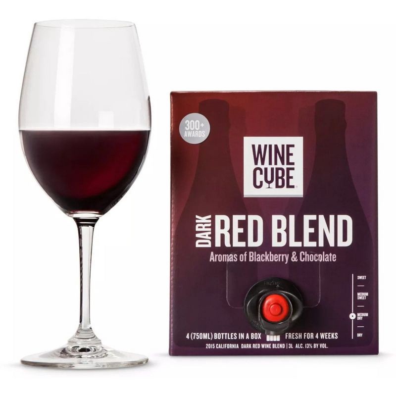 slide 2 of 5, Red Blend Red Wine - 3L Box - Wine Cube™, 3 liter