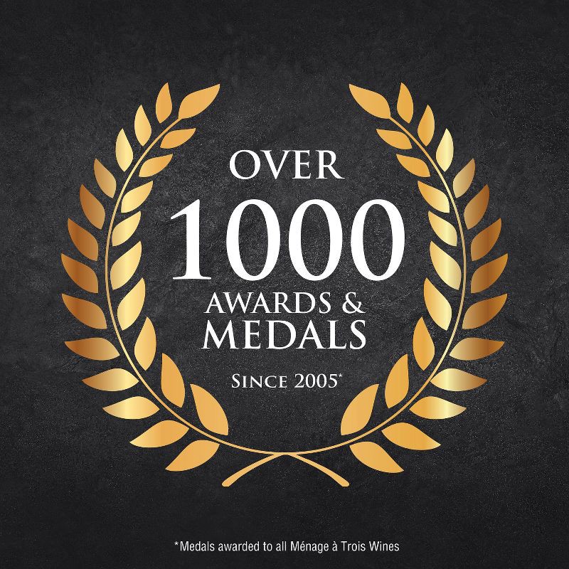 slide 3 of 7, Menage a Trois Ménage Trois Red Blend Wine - 750ml Bottle, 750 ml