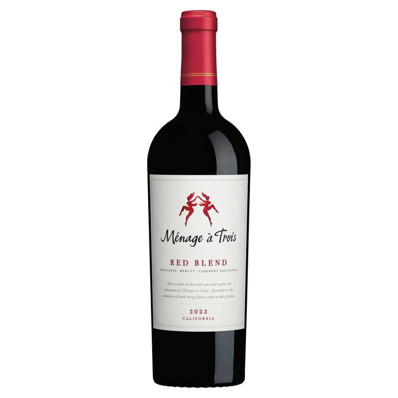 slide 1 of 7, Menage a Trois Ménage Trois Red Blend Wine - 750ml Bottle, 750 ml