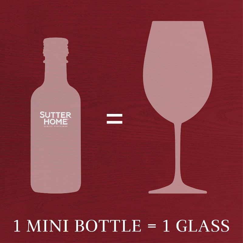 slide 6 of 6, Sutter Home Cabernet Sauvignon Red Wine - 4pk/187ml Bottles, 4 ct; 187 ml