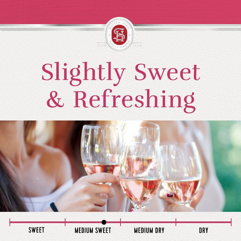 slide 6 of 7, Sutter Home White Zinfandel Wine - 4pk/187ml Bottles, 4 ct; 187 ml