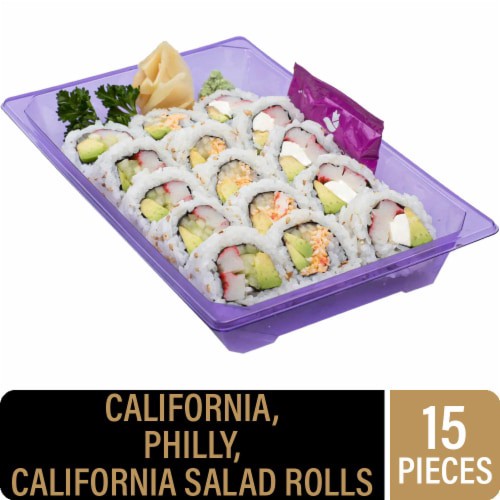 slide 1 of 1, Private Selection® Three's Company Sushi Combo by Snowfox™, 15 pc