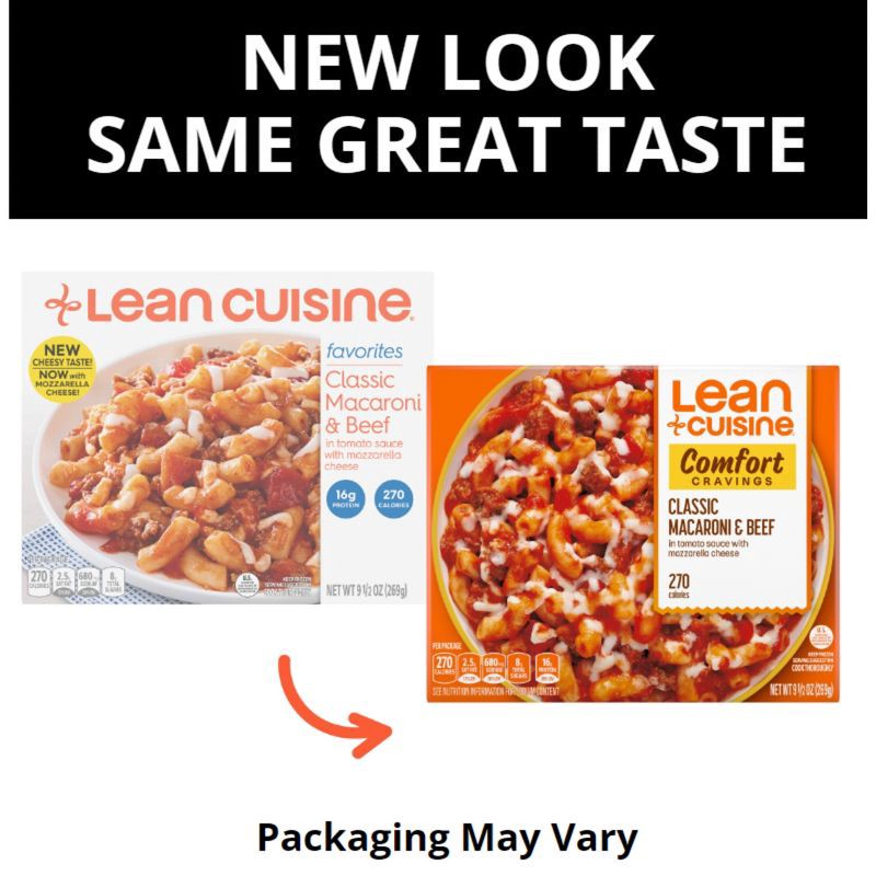 slide 3 of 14, Lean Cuisine Frozen Comfort Cravings Classic Macaroni & Beef - 9.5oz, 9.5 oz