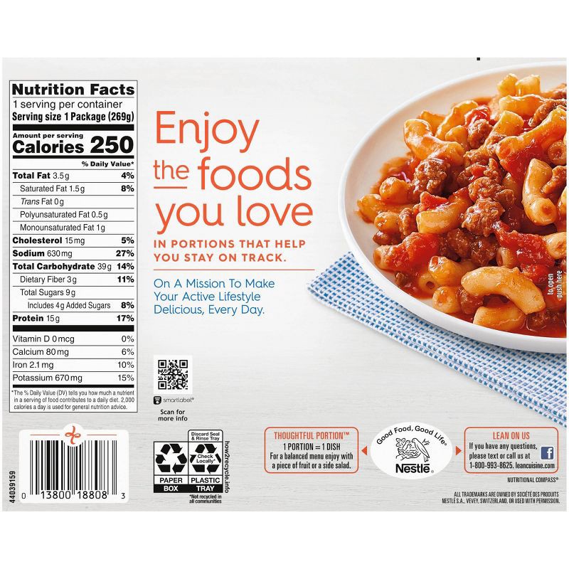 slide 13 of 14, Lean Cuisine Frozen Comfort Cravings Classic Macaroni & Beef - 9.5oz, 9.5 oz