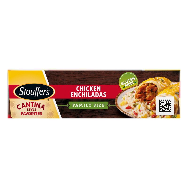 slide 5 of 9, Stouffer's Frozen Chicken Enchiladas Family Size - 30oz, 30 oz