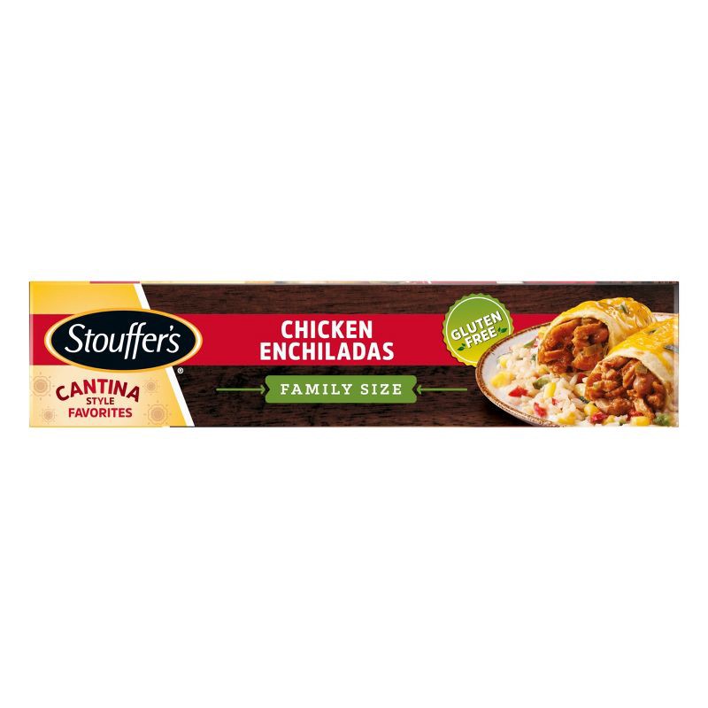 slide 7 of 9, Stouffer's Frozen Chicken Enchiladas Family Size - 30oz, 30 oz