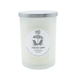 HD Designs Frosted Two Wick Jar Candle Saltwater Kisses