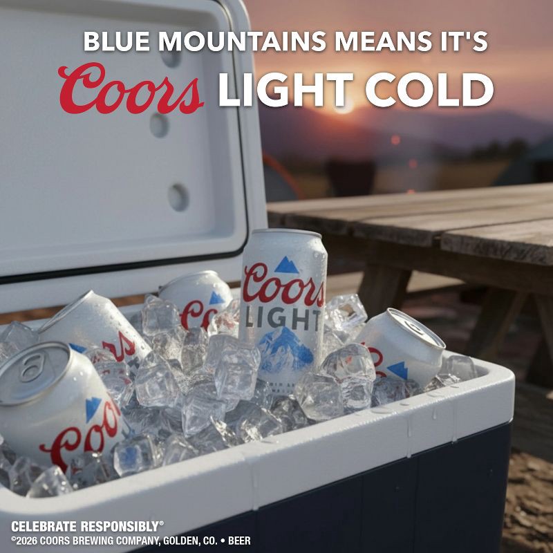 slide 4 of 10, Coors Light Beer - 24pk/12 fl oz Cans, 24 ct; 12 fl oz