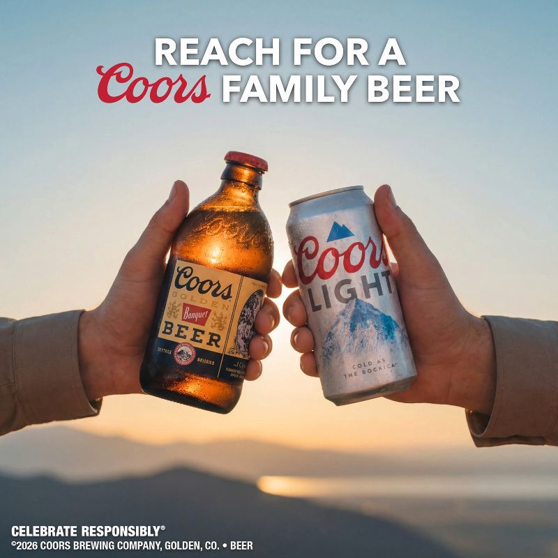 slide 6 of 10, Coors Light Beer - 24pk/12 fl oz Cans, 24 ct; 12 fl oz