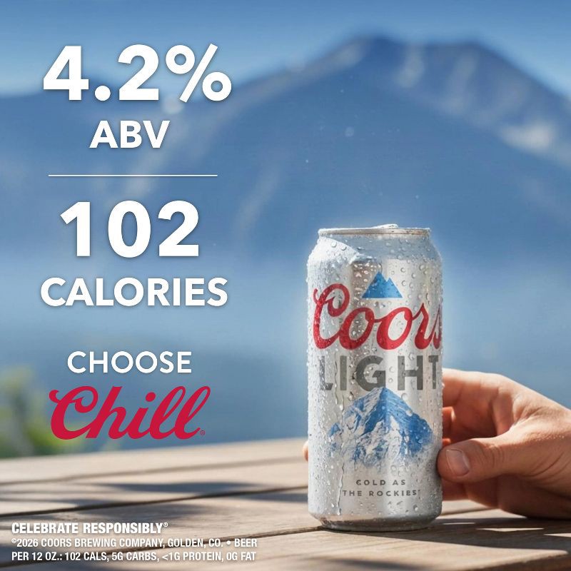 slide 2 of 10, Coors Light Beer - 30pk/12 fl oz Cans, 30 ct; 12 fl oz