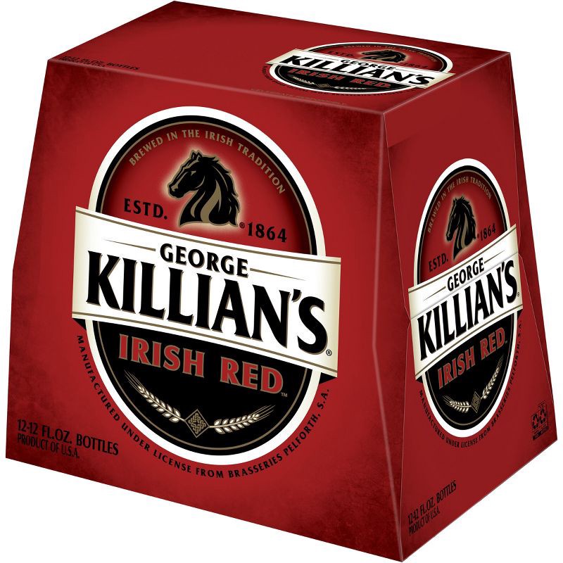 slide 4 of 9, George Killian's Irish Red Lager Beer - 12pk/12 fl oz Bottles, 12 ct; 12 fl oz