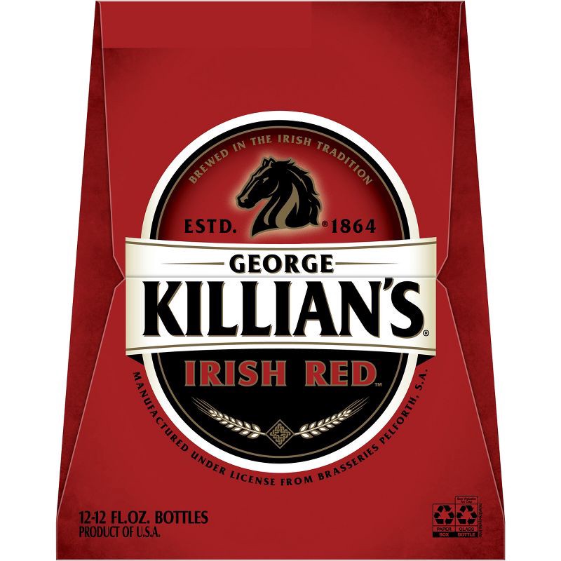 slide 5 of 9, George Killian's Irish Red Lager Beer - 12pk/12 fl oz Bottles, 12 ct; 12 fl oz