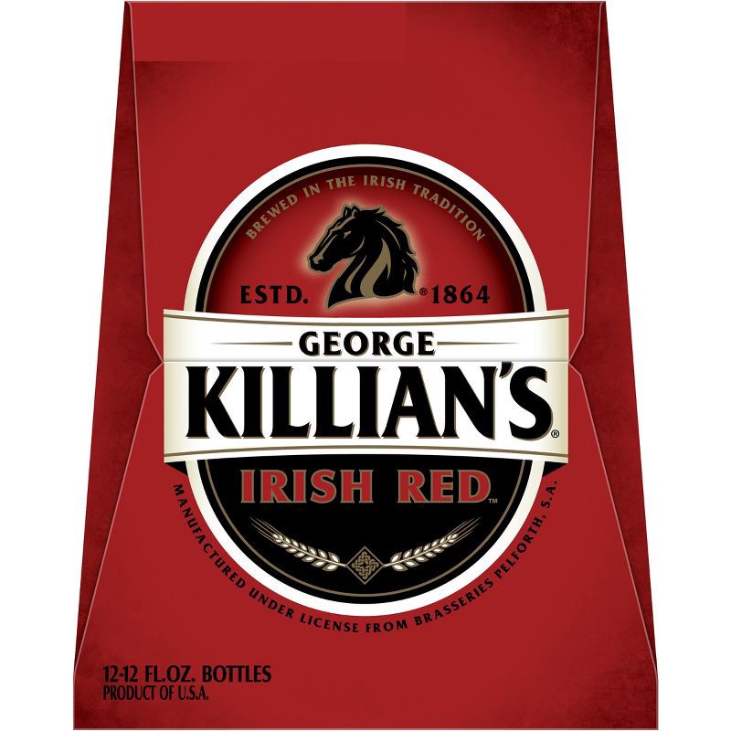 slide 6 of 9, George Killian's Irish Red Lager Beer - 12pk/12 fl oz Bottles, 12 ct; 12 fl oz