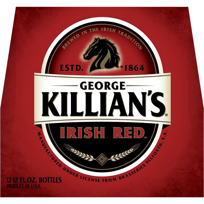 slide 7 of 9, George Killian's Irish Red Lager Beer - 12pk/12 fl oz Bottles, 12 ct; 12 fl oz