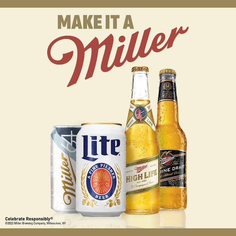 slide 6 of 8, Miller High Life Beer - 12pk/12 fl oz Bottles, 12 ct; 12 fl oz