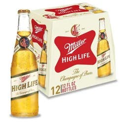 Miller High Life Beer - 12pk/12 fl oz Bottles
