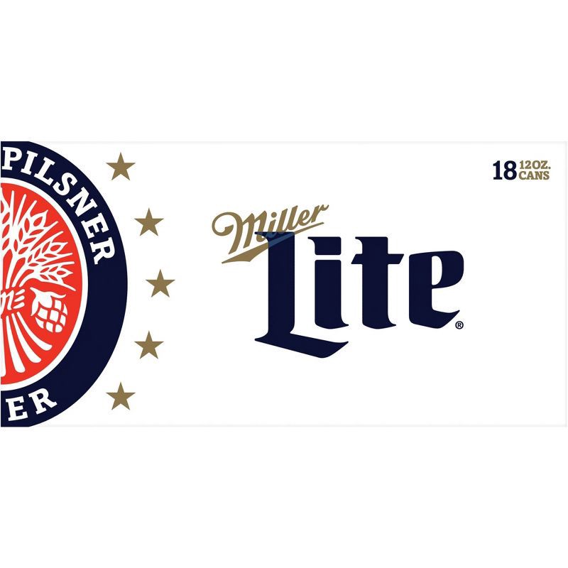 slide 7 of 9, Miller Lite Beer - 18pk/12 fl oz Cans, 18 ct; 12 fl oz