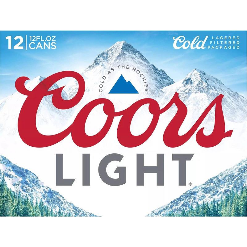 slide 7 of 11, Coors Light Beer - 12pk/12 fl oz Cans, 12 ct; 12 fl oz