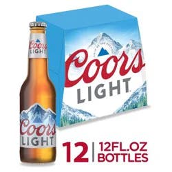 Coors Light Beer - 12pk/12 fl oz Bottles