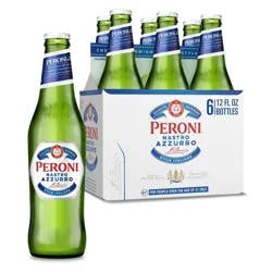 Peroni Nastro Azzurro Lager Beer - 6pk/12 fl oz Bottles