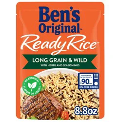 Ben's Original Ready Rice Long Grain & Wild Rice Microwavable Pouch - 8.8oz