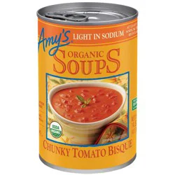 Amy's Organic Gluten Free Low Sodium Chunky Tomato Bisque Soup - 14.5oz