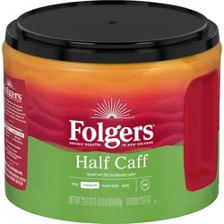 Folgers Half Caff Medium Roast Ground Coffee - 22.6oz