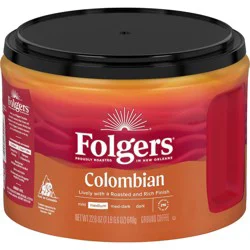 Folgers Colombian Medium Roast Ground Coffee - 22.6oz