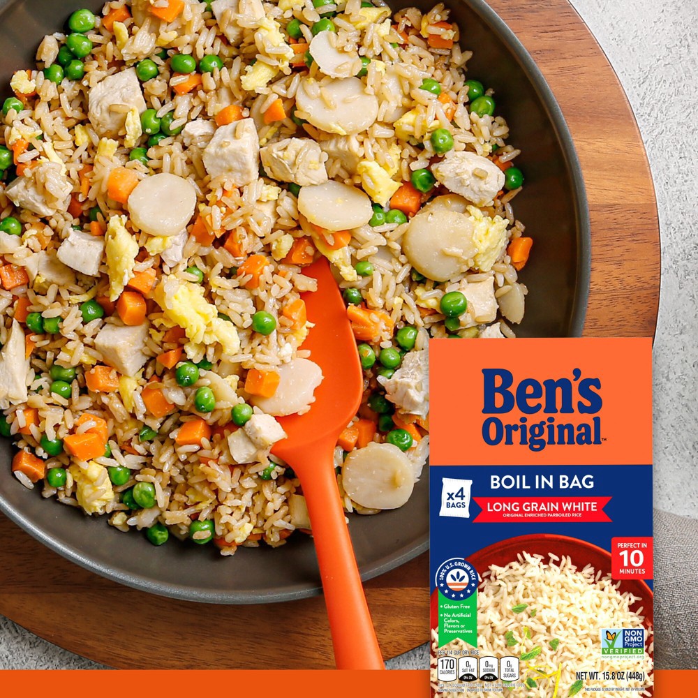 slide 4 of 7, Ben's Original Boil-in-Bag Long Grain White Rice - 15.8oz, 15.8 oz