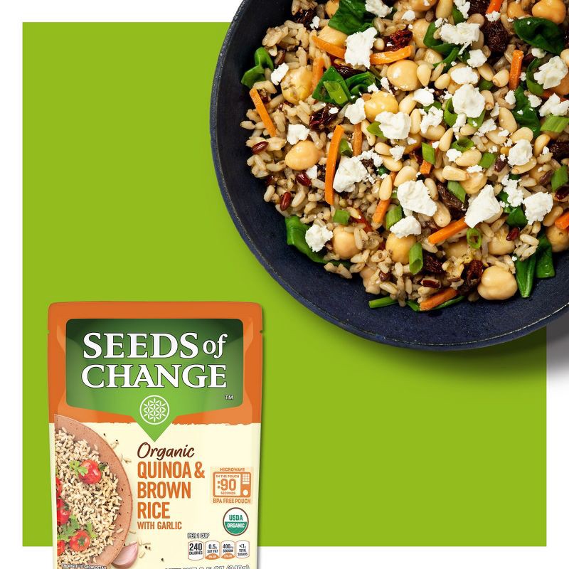 slide 7 of 7, Seeds of Change Organic Quinoa and Brown Rice Mix Microwavable Pouch - 8.5oz, 8.5 oz