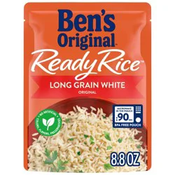 Ben's Original Ready Rice White Rice Microwavable Pouch - 8.8oz