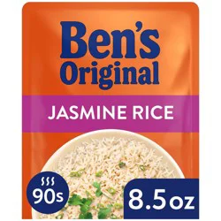 Ben's Original Ready Rice Jasmine Rice Microwavable Pouch - 8.5oz: No Artificial Flavors, Sugar-Free