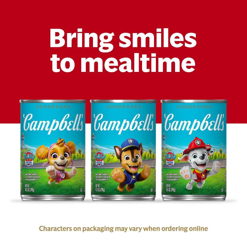 slide 3 of 11, Campbell's PAW Patrol Chicken & Pasta Shapes Soup - 10.5oz, 10.5 oz
