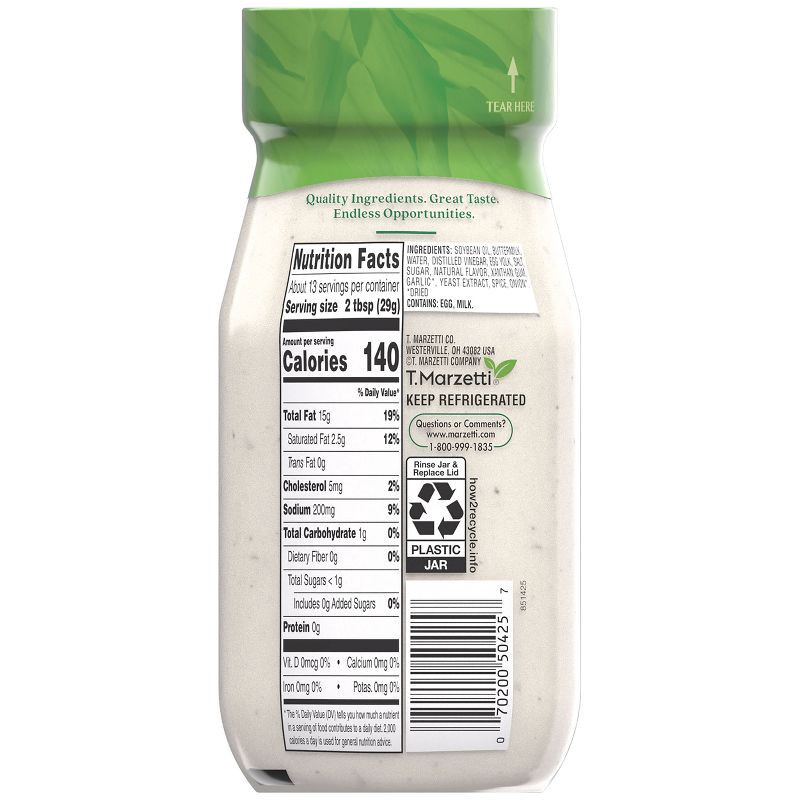 slide 5 of 12, Marzetti Classic Ranch Salad Dressing & Dip - 13 fl oz, 13 fl oz