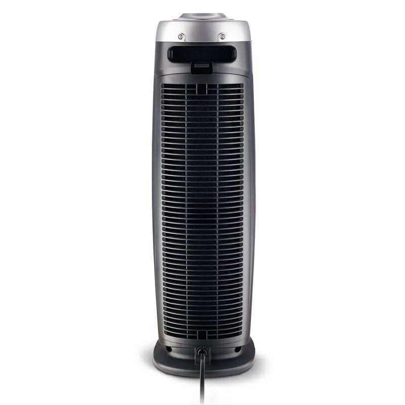 slide 12 of 15, Germ Guardian Air Purifier with HEPA Filter and UVC Black: Germicidal UV, Carbon Filter, 3 Settings, 500-800 sq. ft. Coverage, 1 ct