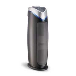 Germ Guardian Air Purifier with HEPA Filter and UVC Black: Germicidal UV, Carbon Filter, 3 Settings, 500-800 sq. ft. Coverage