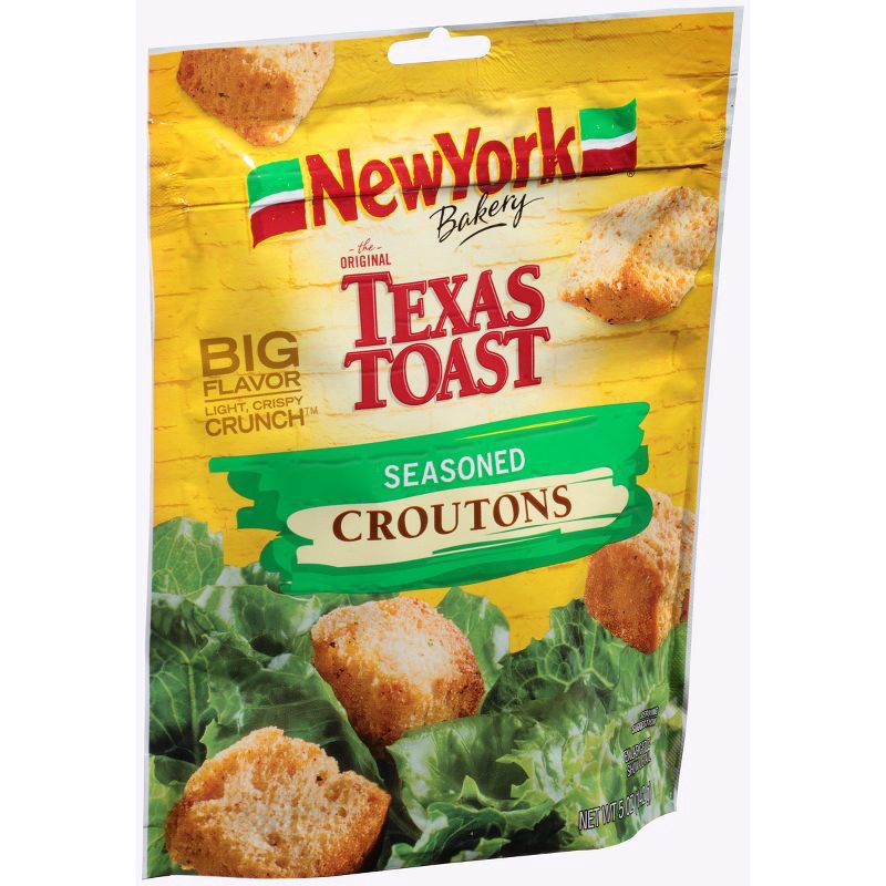 slide 2 of 3, New York Bakery The Original Texas Toast Seasoned Croutons - 5oz, 5 oz