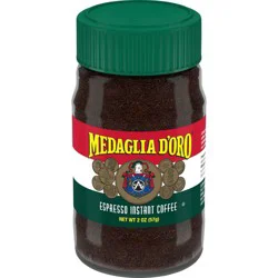 Medaglia D'Oro Espresso Instant Dark Roast Coffee - 2oz