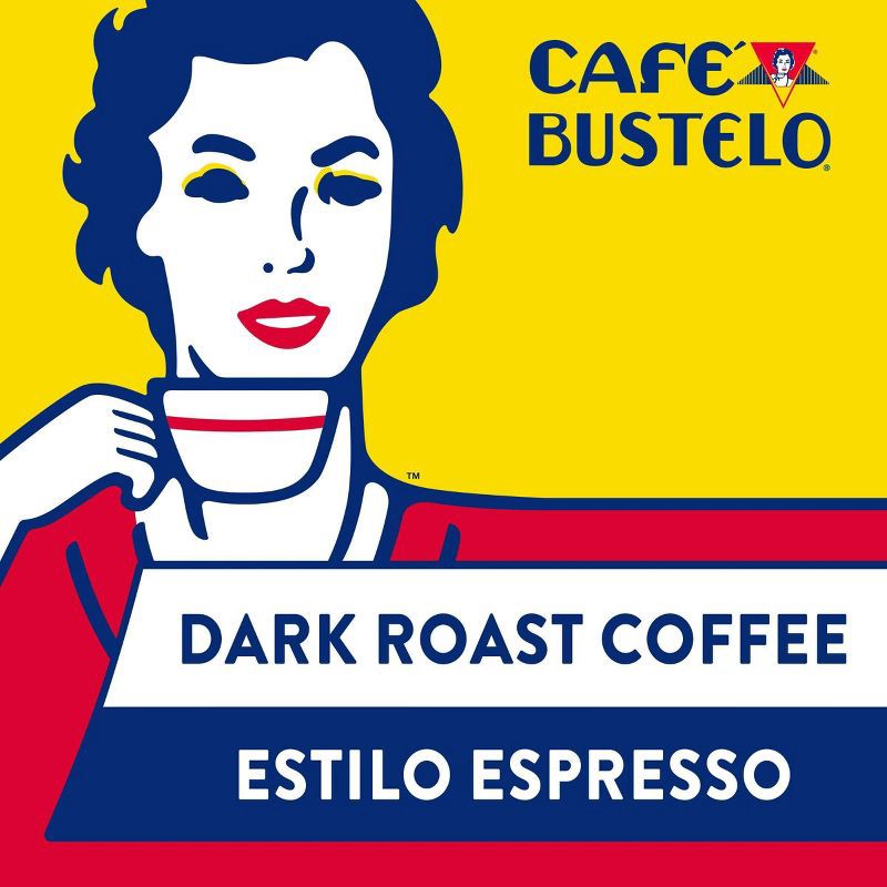 slide 4 of 6, Cafe Bustelo Café Bustelo Espresso Dark Roast Ground Coffee - 10oz, 10 oz