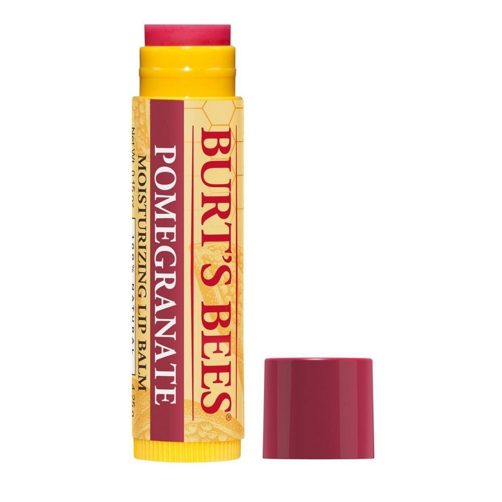 slide 2 of 6, Burt's Bees Lip Balm Blister Box - Pomegranate - 2ct, 0.3 oz